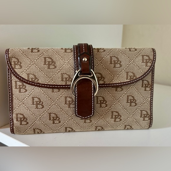 Dooney & Bourke Handbags - Dooney & Bourke Large Monogram Wallet